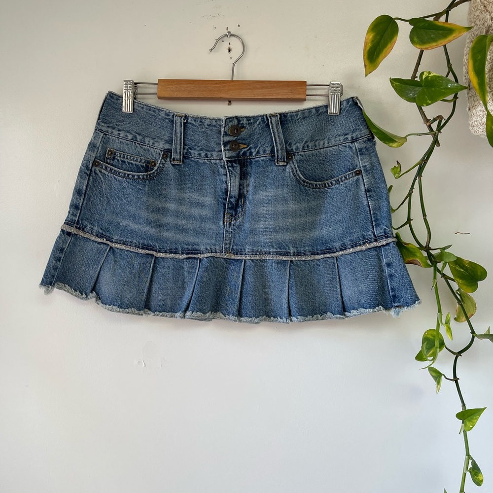 Denim Mini Skirt